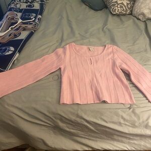 Sincerely Jules Light Pink Long Sleeve Top